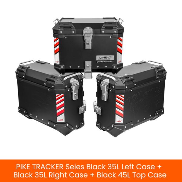 Loboo PIKE TRACKER Series Aluminum Alloy Three Cases Set 35L+35L+45L