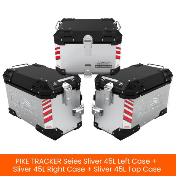 Loboo PIKE TRACKER Series Aluminum Alloy Three Cases Set 45L+45L+45L