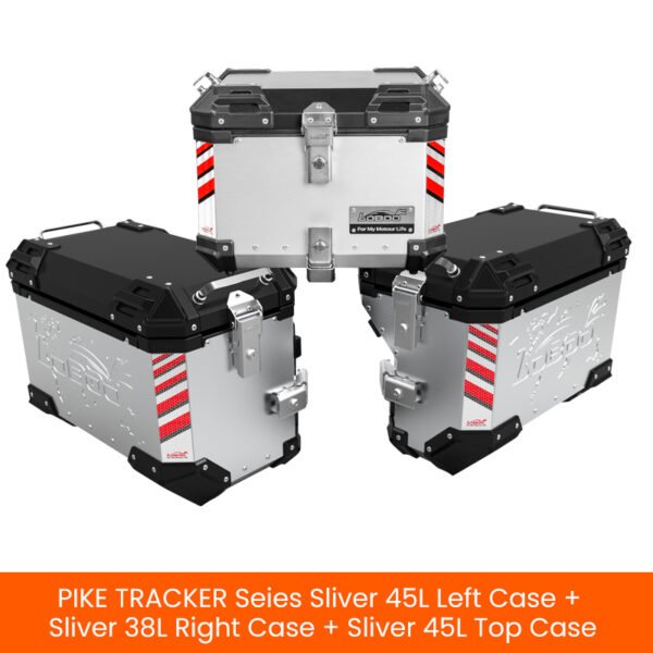 Loboo PIKE TRACKER Series Aluminum Alloy Three Cases Set 45L+38L+45L