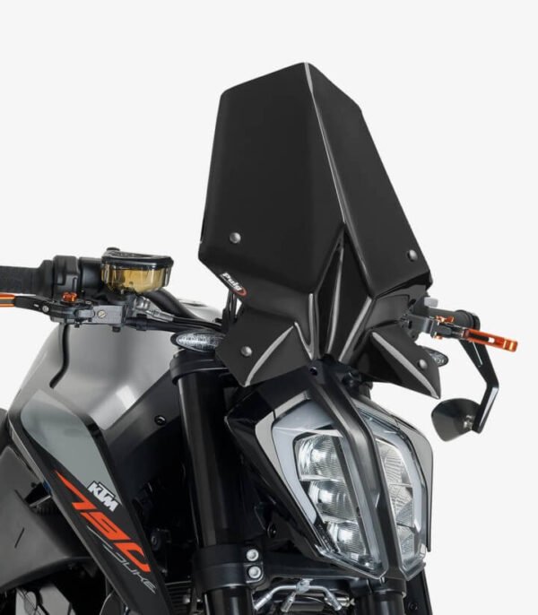 Puig New Generation Sport Black Windshield For 890 Duke (2021 - 2023)