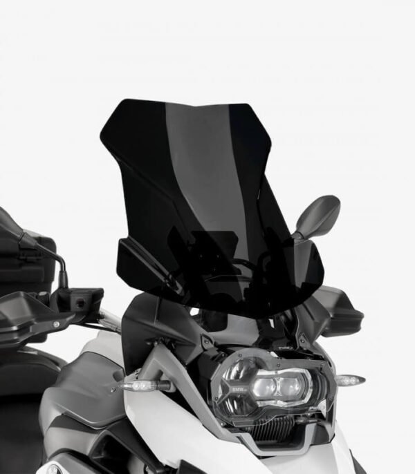 Puig Touring Black Windshield For BMW R1200GS (2013 - 2018)