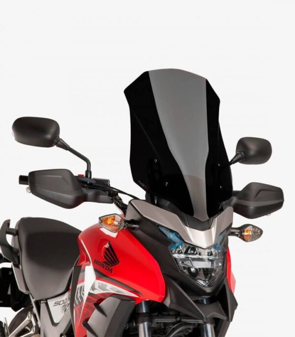 Puig Touring Black Windshield For Honda CB500X (2016 - 2024)